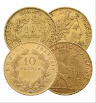 10 Francos Franceses de Oro