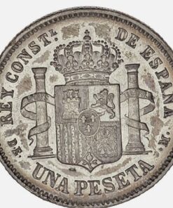 1 peseta de plata