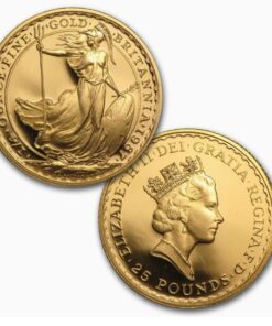 Moneda de Oro Britannia 1/4 oz1