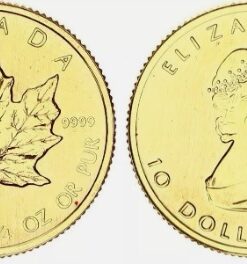 Canadá 10 Dólares Oro 1/4 Onza Maple Leaf