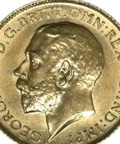 Moneda de Oro Medio Soberano 1/2 Libra Esterlina 3.66 gramos. varios años.